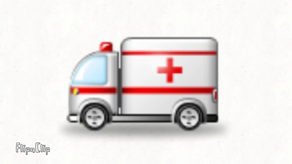 Смайлик машина скорой помощи