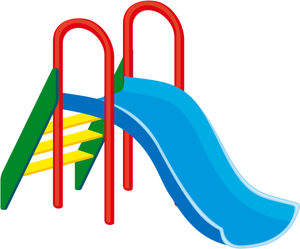 Детская горка вектор