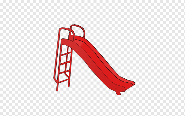 Детская горка вектор