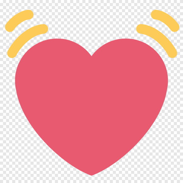 Смайлы эмодзи сердце