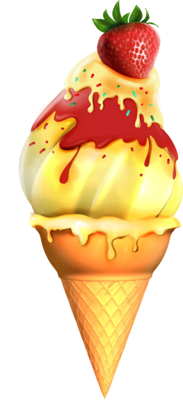 Смайлик с мороженым