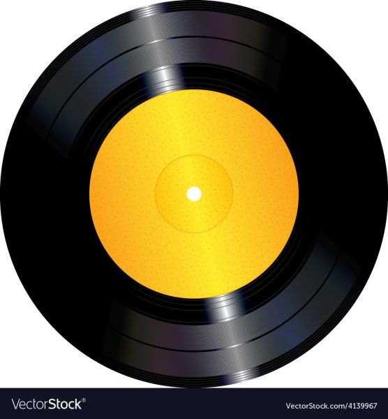 Виниловая пластинка без фона