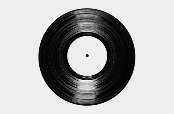 Макет виниловой пластинки