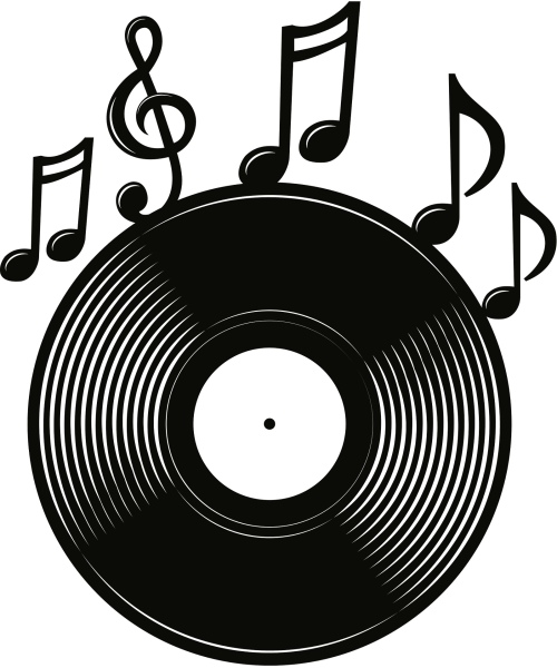 Грампластинка рисунок