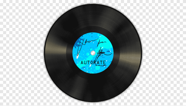 Синяя виниловая пластинка