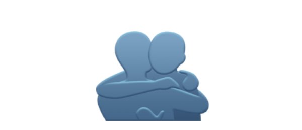 Человечки обнимаются