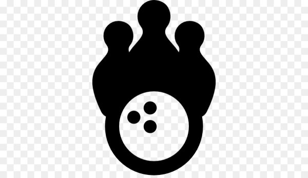 Кегли на прозрачном фоне