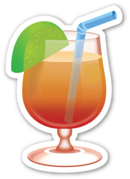 Стикеры коктейли