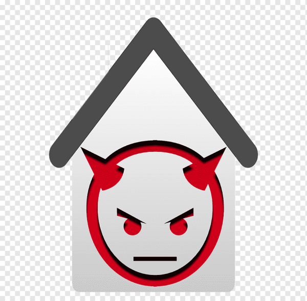 Смайлик дьявола символами