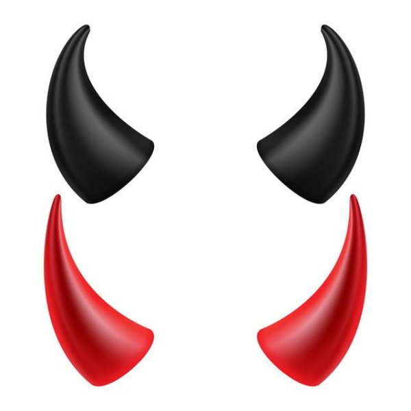 Злобный смайлик дьявол