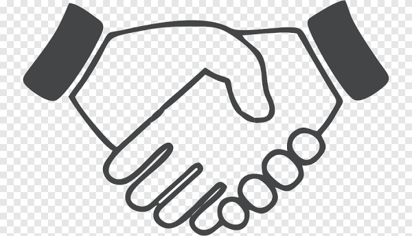 Серые иконки рукопожатие