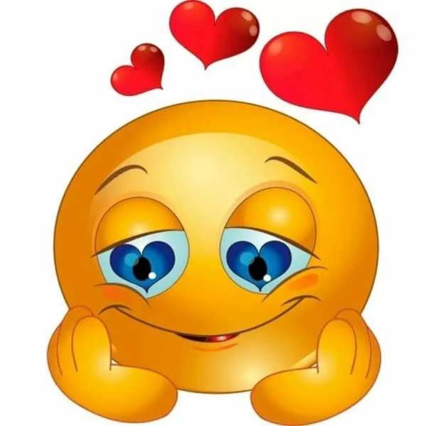 Влюбленный смайлик