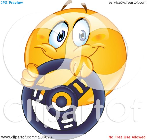 Смайлик водитель