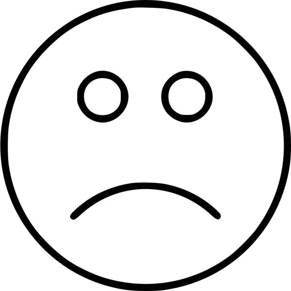 Смайл черно белый