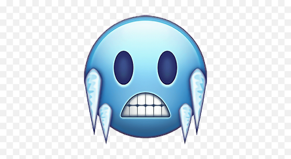 Эмодзи замерз