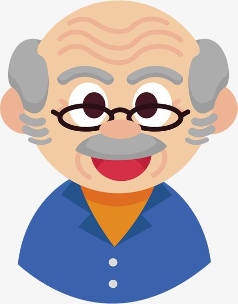 Смайлик старик