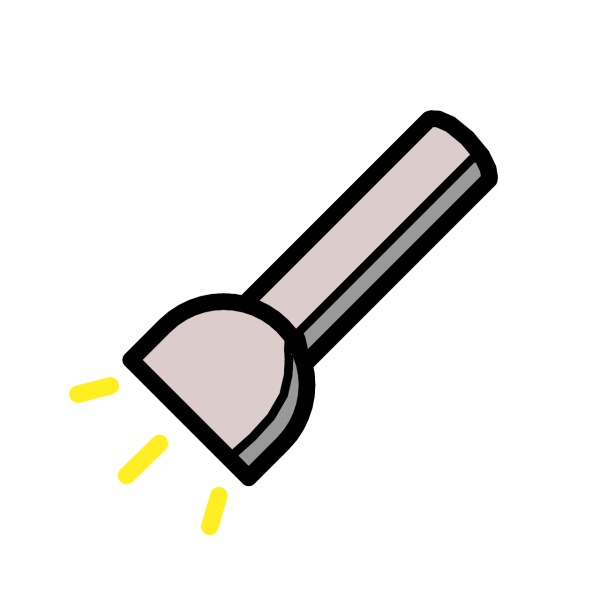 Смайлик с фонариком