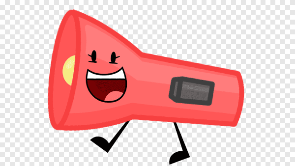 Фонарик на прозрачном фоне