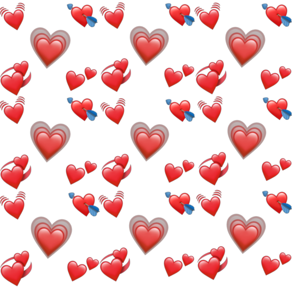 Много сердечек