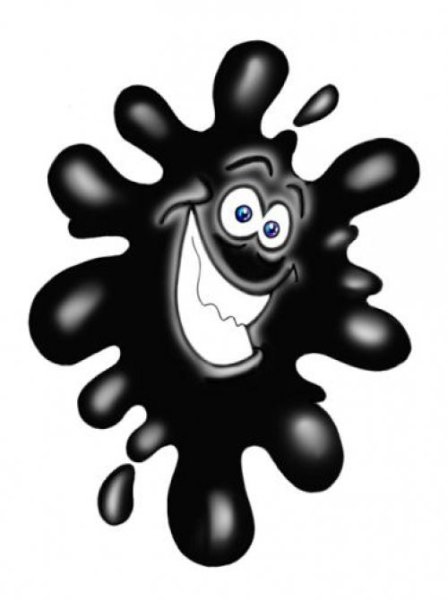 Клякса с глазами