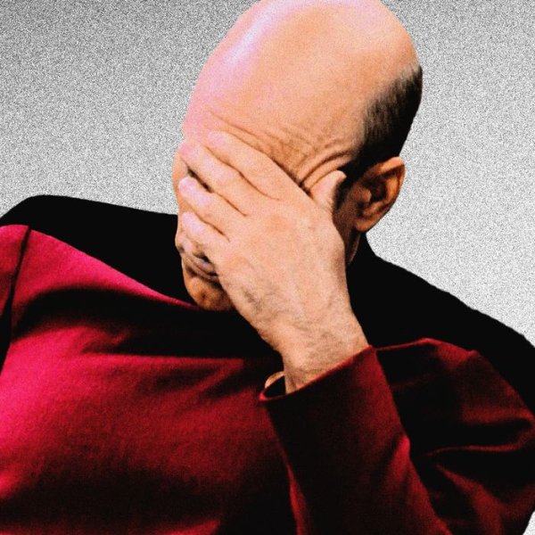 Смайлик рука на лбу