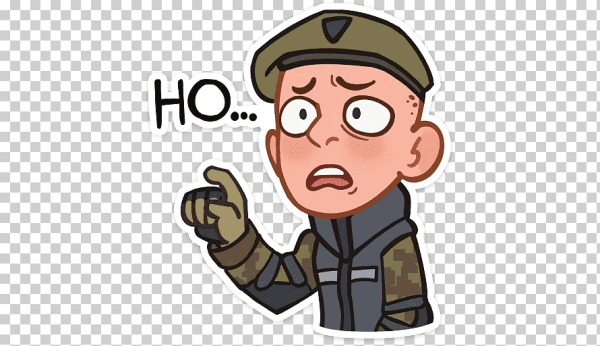 Стикеры бравые ребята