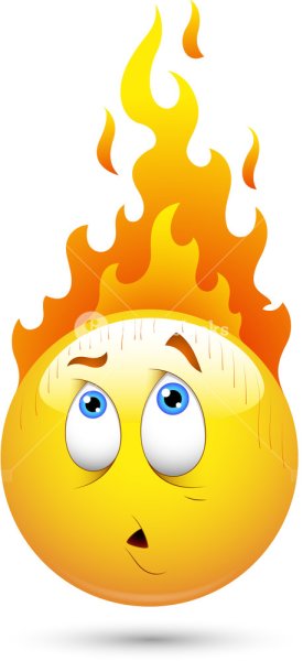Смайлик жарко