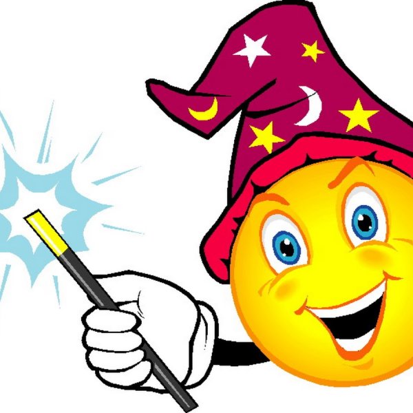 Смайлик Волшебная палочка