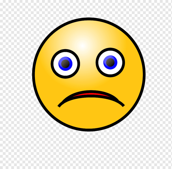 Грустный смайлик