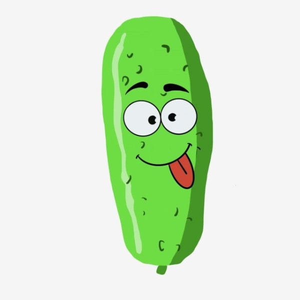 Zucchini vector Happy