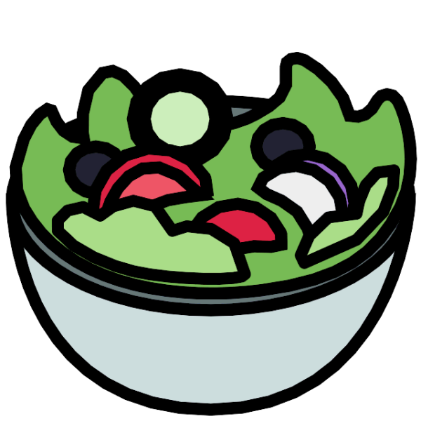 Мультяшные салаты