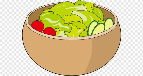 Овощной салат мультяшные