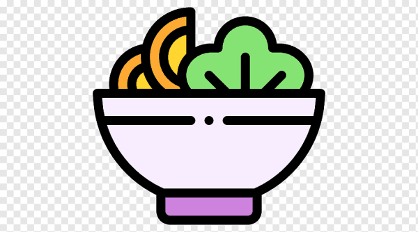 Салат мультяшный