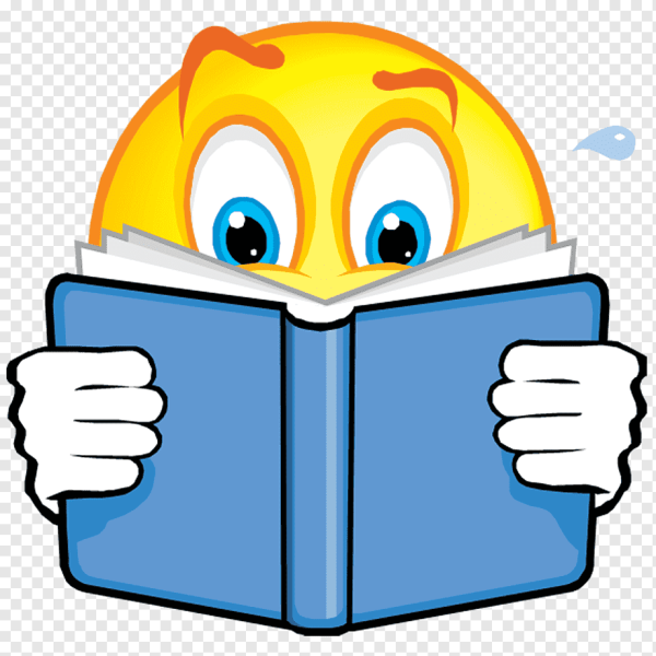 Смайлик с книжкой