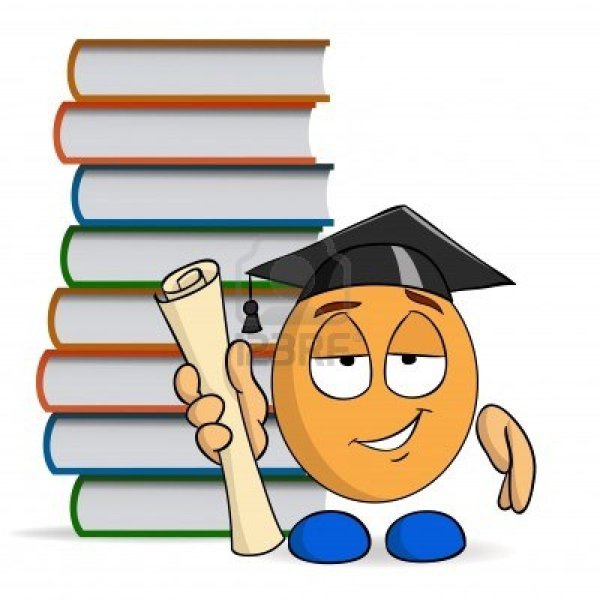 Смайлик с книгой