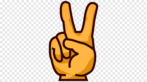 Знак Победы пальцами