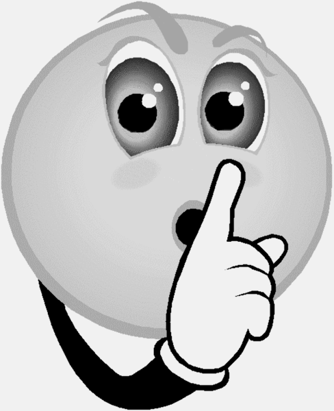 Смайлик тишина