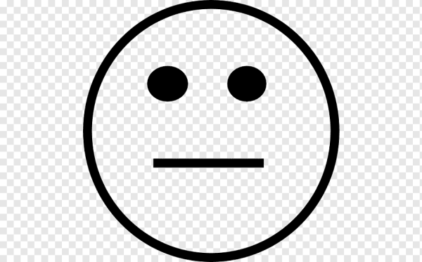 Смайлики без эмоций черно белые