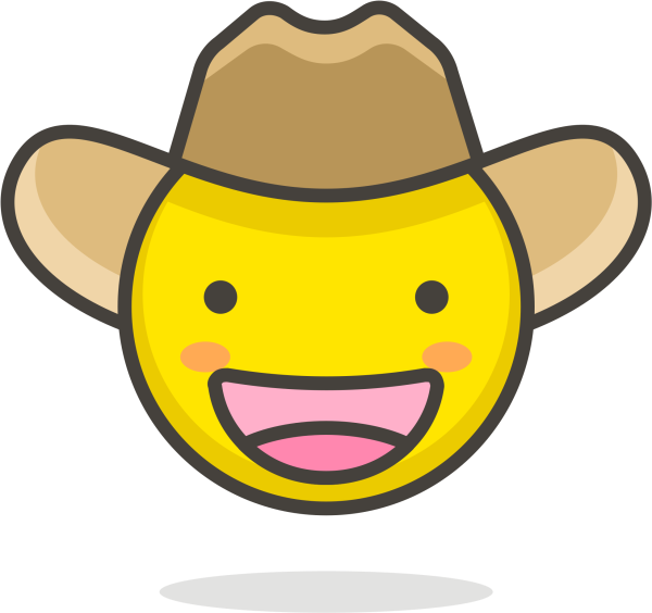 Смайлик ковбой