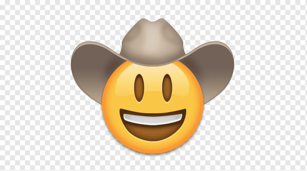 Смайл в ковбойской шляпе