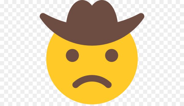 Смайлик в ковбойской шляпе