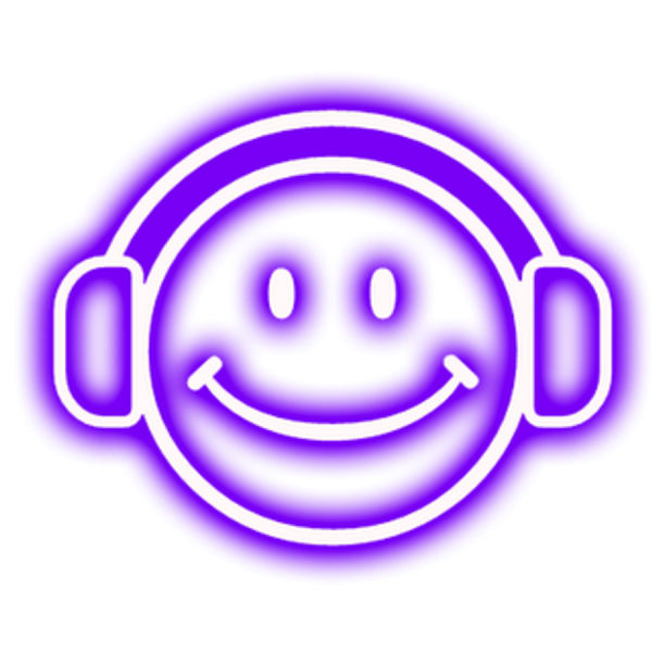 Неоновый смайлик