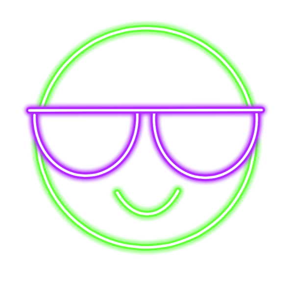 Улыбка неон