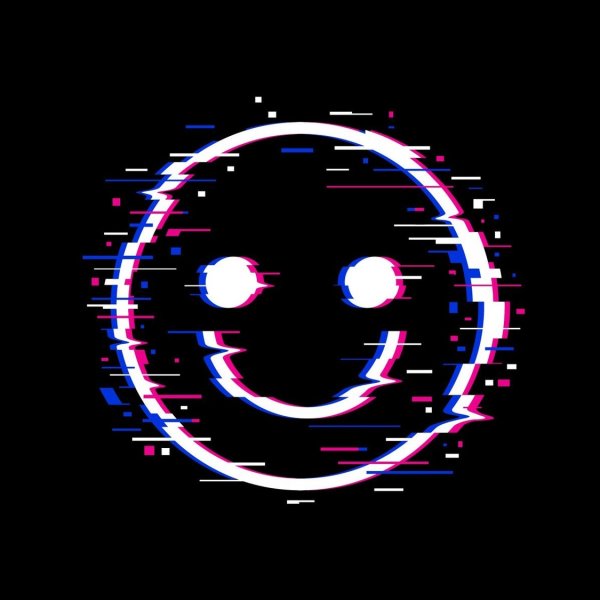 Неоновый смайлик