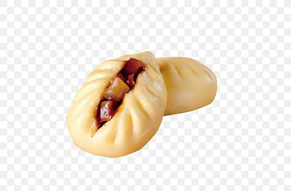 Вареник на белом фоне один