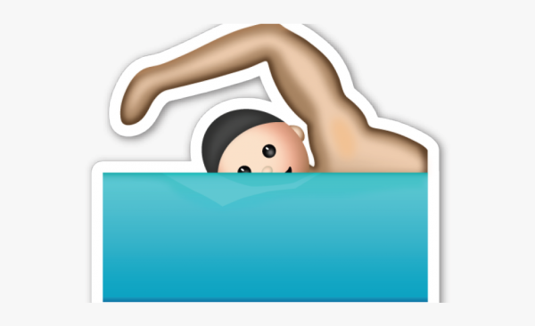 Эмодзи плавать