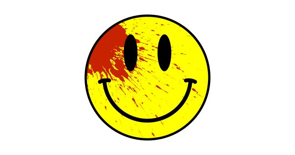 Убитый смайлик с улыбкой