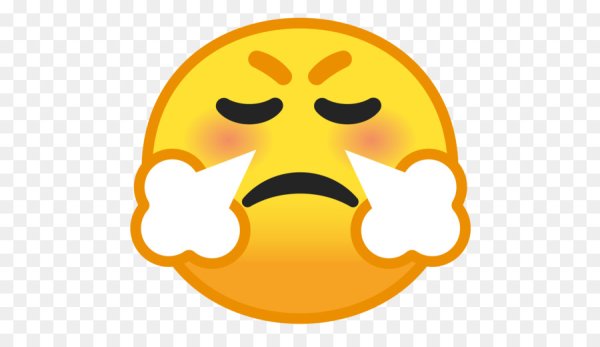 Смайлик пар из ноздрей