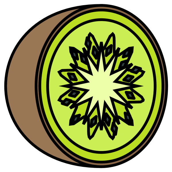 Смайлик эмодзи киви