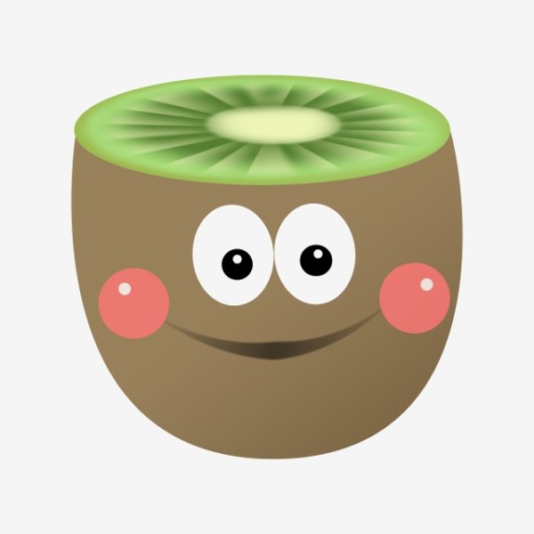 Смайлик киви на айфоне